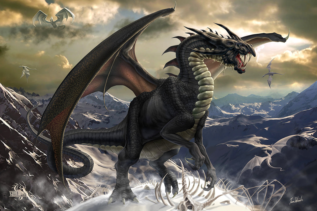 Rogue Dragon – Tom Wood Fantasy Art