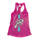 The Float Tank - Paddle Back Pink Tank