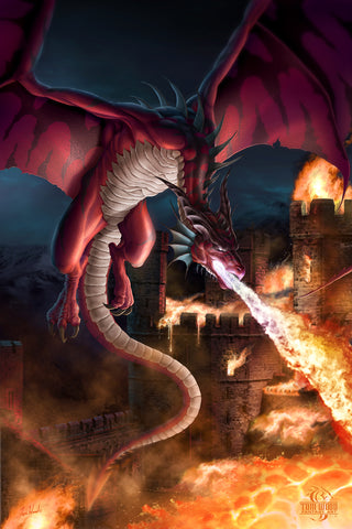 Rogue Dragon – Tom Wood Fantasy Art